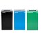 Alpine Industries 87 Gal. 3-Stream Steel Blue Mixed, Green Compost, and Black Commercial Trash Can Station ALP4450-BLK-KIT19 - alternate 9